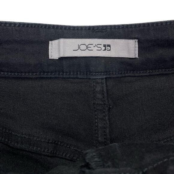 Joe's Jeans Merida Cut Off Denim Short Size 26 In Washed Black - Picture 5 of 9